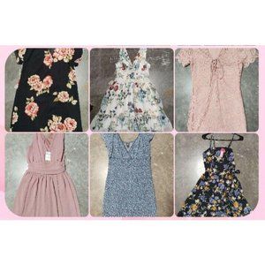 Women's Dress 6pc Lot Summer Casual & Dressy Small